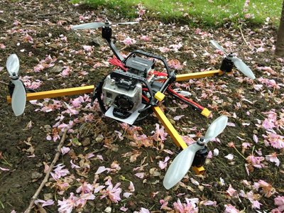 diy multicopter quad 8 gopro 4