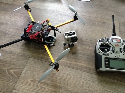 diy multicopter quad 8 gopro 6