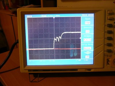 Series resistor causing ringing on 5V supply of board