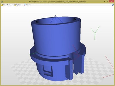 Motor Mount for 8,5mm Motor (Basediameter 11mm)