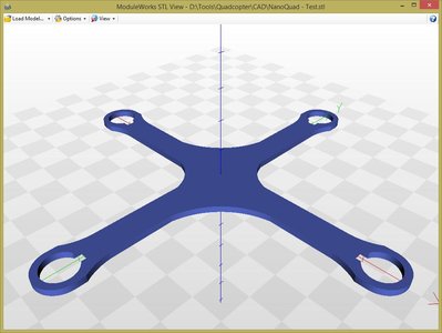 Quadcopter Slim Version (Motormunt base is 10 intead of 11mm)