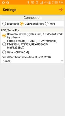 USB Setting