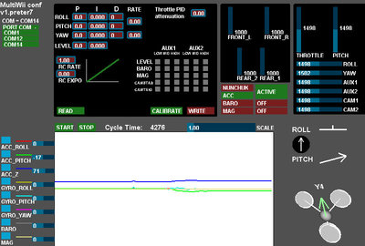 Screen Shot of the MMA7455